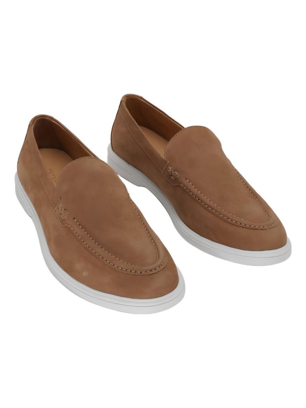 Peter Millar Excursionist Venetian Loafer Nubuck Basic Brown Sz 9.5